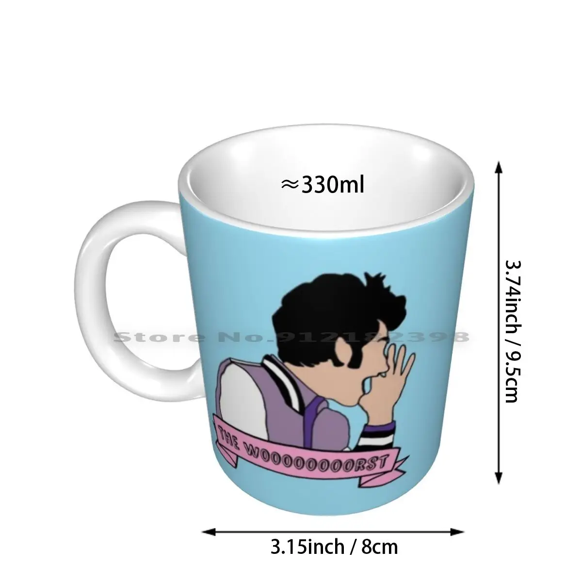 Jean Ralphio The Worst Ceramic Mugs Coffee Cups Milk Tea Mug Jean Ralphio Treat Yo Self Ben Leslie Knope Tom Donna Anne Perkins