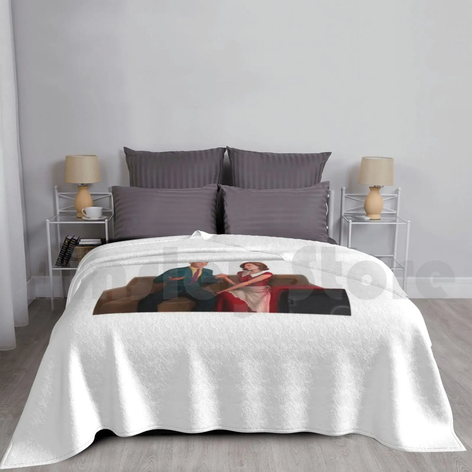 Wandavision Blanket Fashion Custom Wandavision Vision Wanda Scarlet Witch Age Of Ultron Mcu