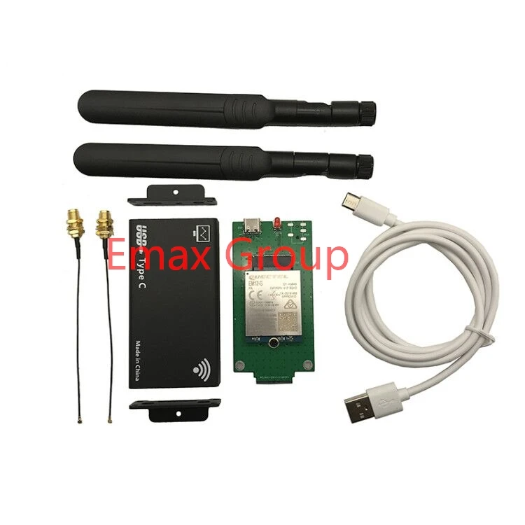 Free Shipping Quectel EM12-G with ngff m.2 adapter with shell case enclose housing  EM12 LTE Advanced Cat12 Module