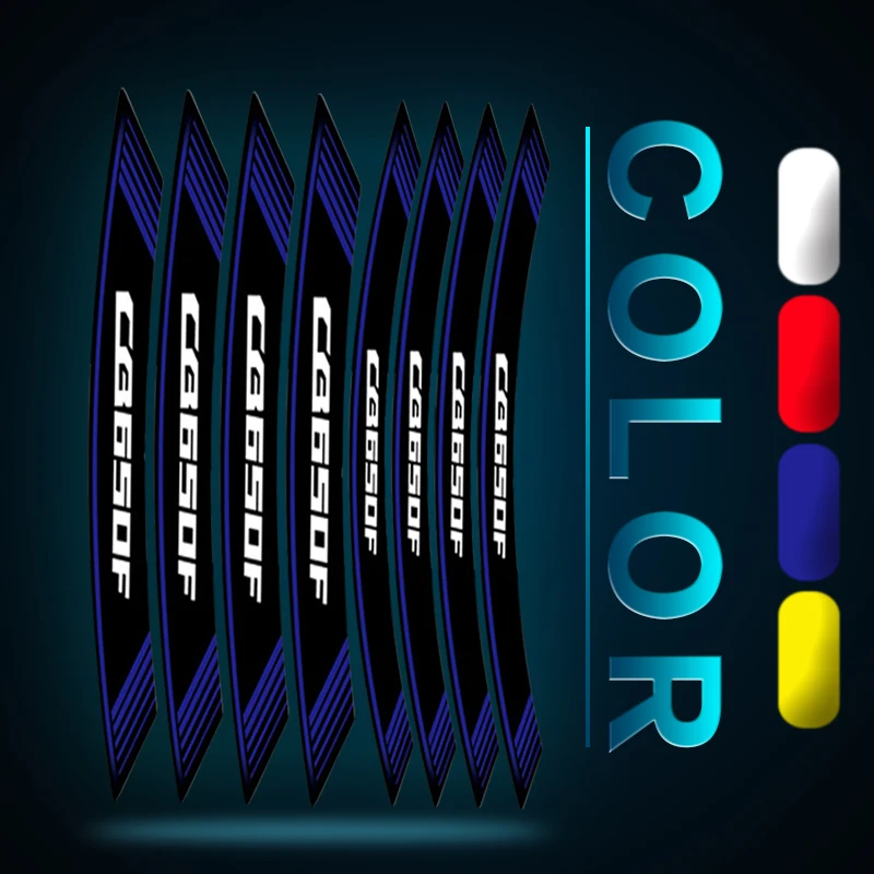 

Motorcycle sticker stripe personality wheel stickers creative reflective decorative tires for HONDA CB650F cb650f