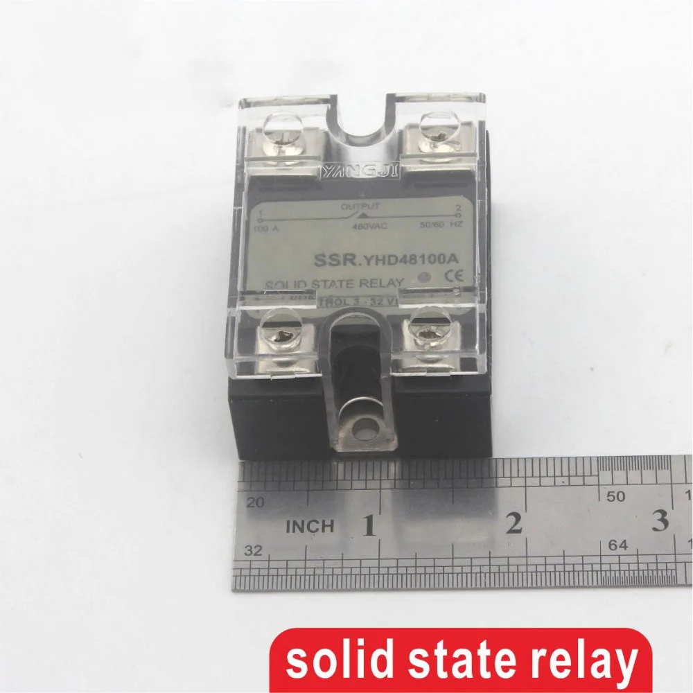 90DA SSR Control 3-32V DC output 24~480VAC High voltage single phase AC solid state relay