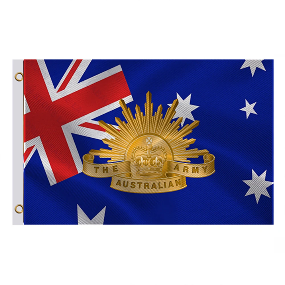 Bandera Australia Army 3x5FT 90x150cm 100D Polyester with Two Brass Grommets Outdoor or Indoor Banner Advertising Flag