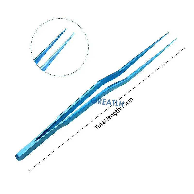 Titanium Alloy Forceps Veterinary Ophthalmic Tweezer Micro Forcep Plastic Instrument Ophthalmic