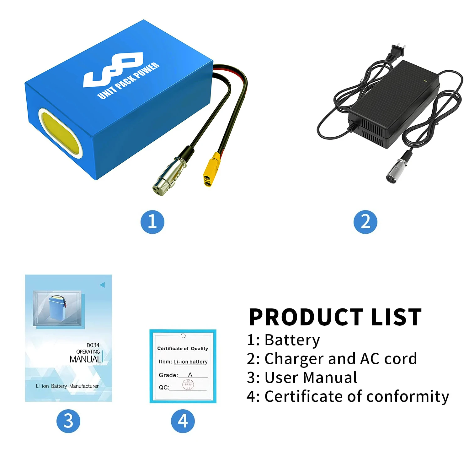 72V 40Ah E-Bike Akku-Pack 48V 24AH 36V 20AH Elektrofahrrad E-Scooter 60V 25AH für 3000W 500W 750W 1000W 1500W 1800W 2000W – Detail 14