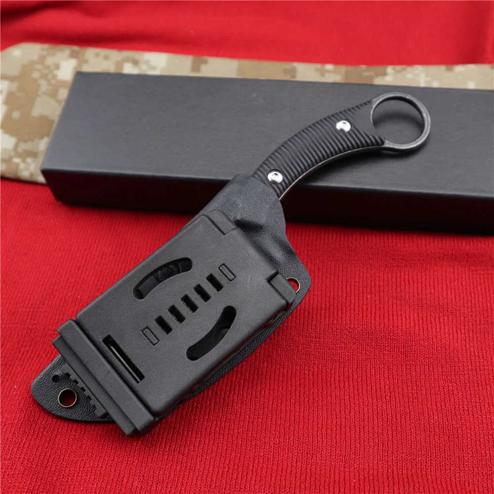 Chiến Thuật Cắm Trại Ngoài Trời Sinh Tồn Giải Cứu Knife Karambit CS GO Cố Định Dao Tiện Ích Cắt Săn Bắn Bộ Dao Bỏ Túi Di Động Chiến Đấu Dụng Cụ