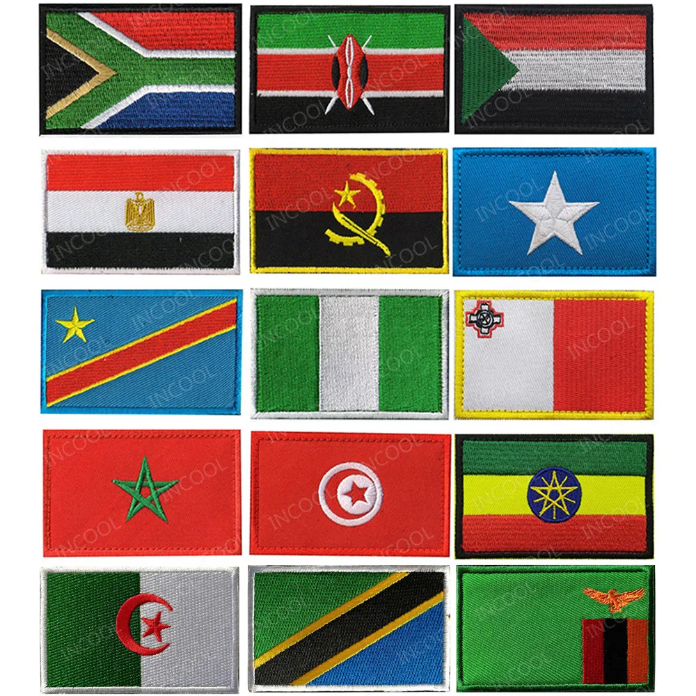 Parche bordado 3D África – Táctico para mochila - imagen 3