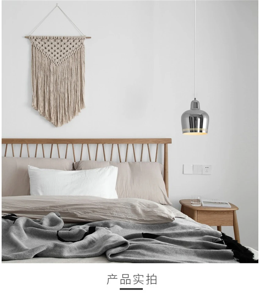 Nordic Dining Room Luster Pendant Lights Art Deco Rose Gold Luxury Hanging Lamps Bedroom Corridor Cloakroom Hotel Pendant Lamps