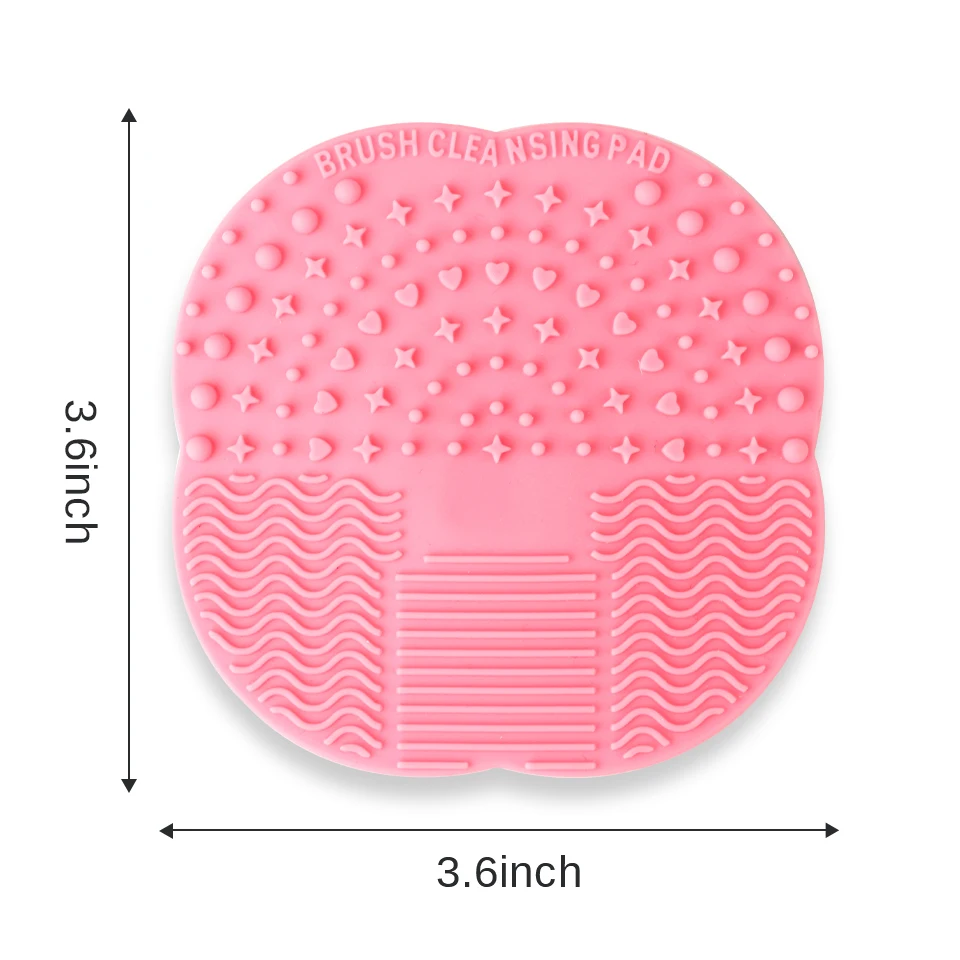 NEWCOME 1Pc Silicone Brush Pad Cosmetic Makeup Brushes Gel Clean Mat Washing Scrubber Board Pads Makeups Tool