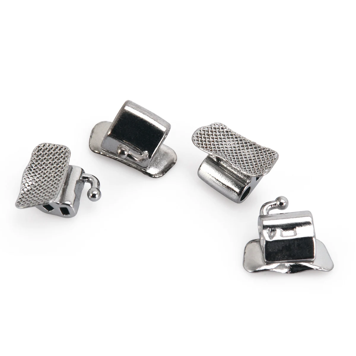 10 Packungen AZDENT Dental Kieferorthopädische Bukkalröhrchen Mesh Base Doppelröhrchen Bondable Non-Con 1st Molar Roth MBT.022 U/2 L/2 Zahnmedizin – Detail 4