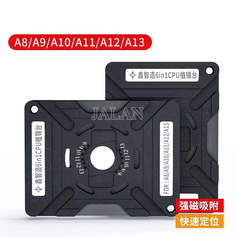 

XINZHIZAO for Phone CPU A8 A9 A10 A11 A12 A13 A14 IC Chip BGA Reballing Station For Motherboard CPU Plant Tin Repair Tool Kit