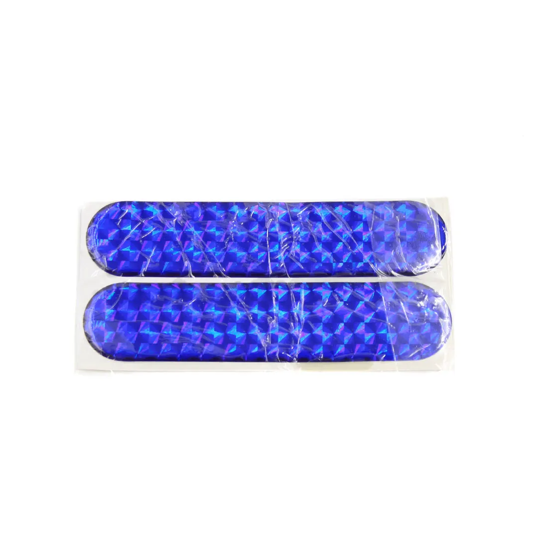 X AUTOHAUX 2Pcs 12cmx4cm Car Auto Exterior Reflector Decal Stick-On Reflective Sticker Red Car Reflective Sticker ACCESSORIES
