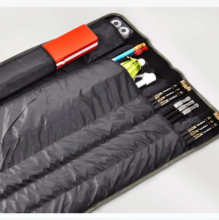 120 cm 130 cm 150 cm Leinwand Angeln Tasche Wasserdichte Angelrute Regenschirm Tackle Getriebe Lagerung Fall Tragbare Roll-Up schulter Taschen – Detail 6