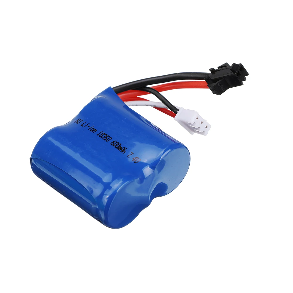 Original 7.4V 600mAh 18350 Li-ion Battery for Skytech H100 H102 RC Boat Parts 2s 7.4v Battery For for S1 S2 S3 S4 S5