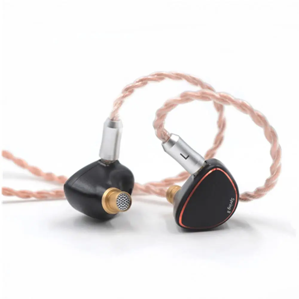 BQEYZ Spring 2 In Ear Earphones Triple Hybrid BA Dynamic Driver Piezoelectric IEM HiFi Monitor Sports Earbud BQ3 KC2 T3 T4 S2 S7