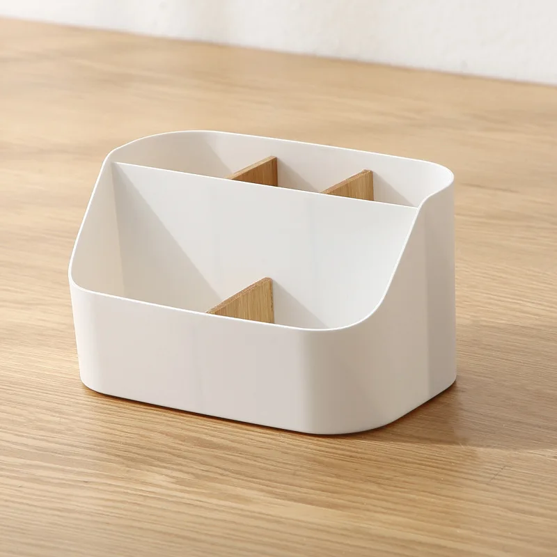 Desktop Remote Control Storage Box Removable Storage Container Sundries Organizer For Home Class Storage Box Tea Table Items