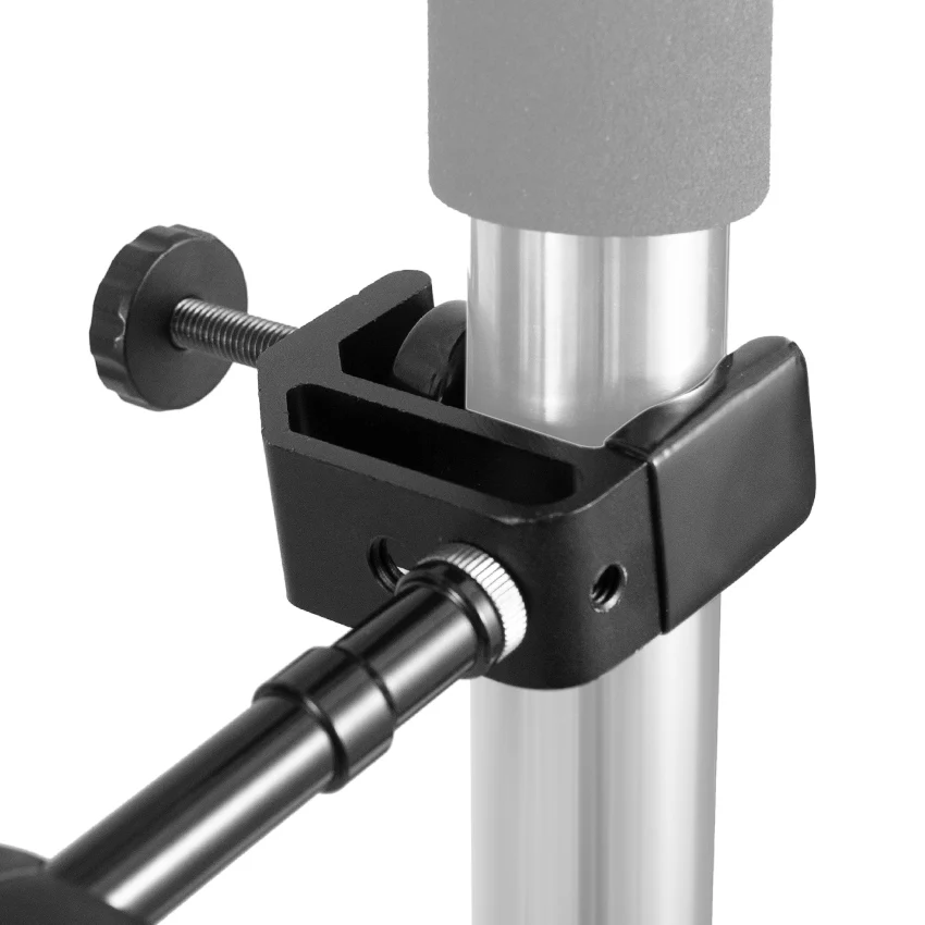 Трехсекционный регулируемый держатель, система раздвижных удлинителей с шарнирным кронштейном для крепления монитора HDMI, светодиодная подсветка, вспышка для камеры