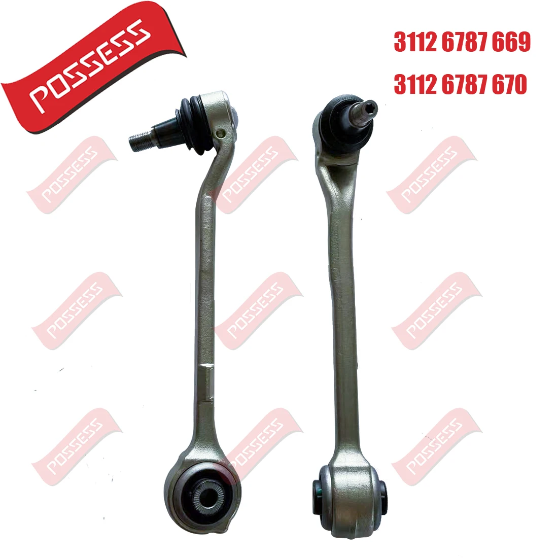 

A Pair Front Lower Suspension Straight Control Arm For BMW F25 F26 X3 2011-2017 X4 2015-2018, OE 31126787669 31126787670