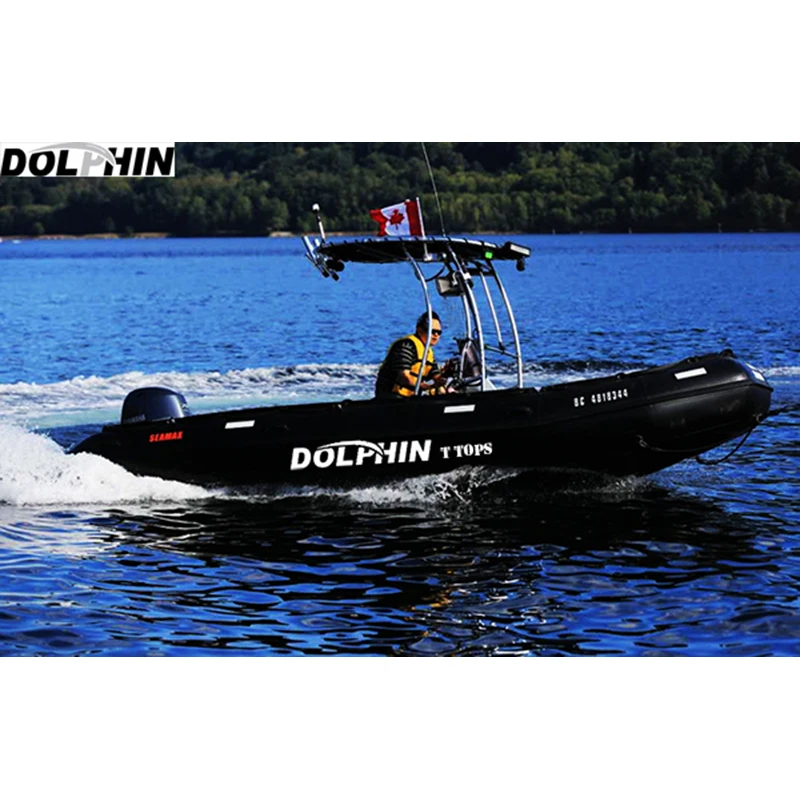 

Specials! Dolphin Pro Plus Boat T Top fit Small Medium Size Boat T-Top with Black Strap Canopy