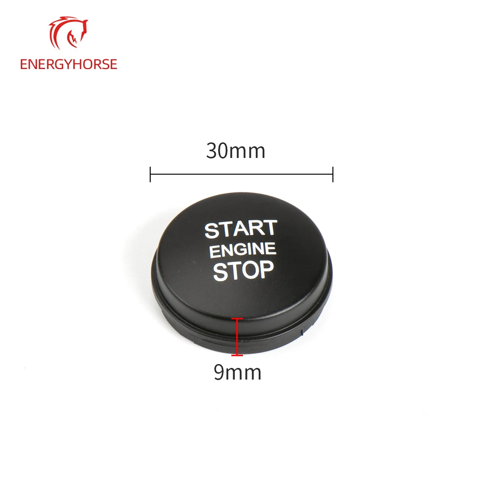 Car Start Stop Engine Button Switch Cover For Land Range Rover Car One-key Start Button Engine Ignition Switch Cover 2010-2012