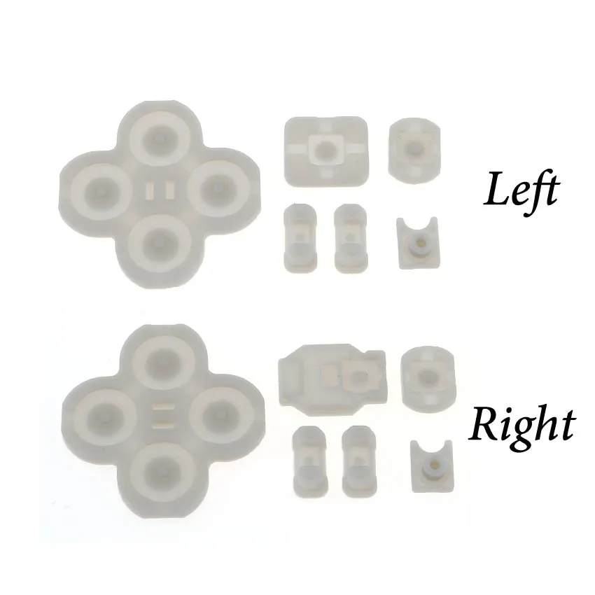 JCD Left Right Silicone Rubber Conductive Button Pad Kit For Switch NS Joy-Con JoyCon Controller