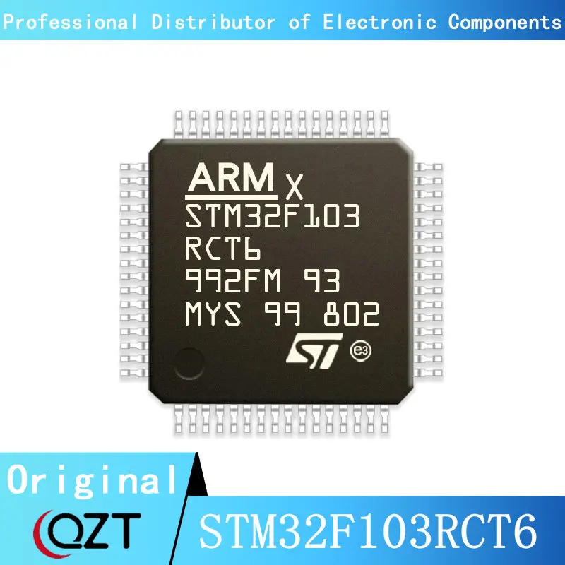 

10pcs/lot STM32F103 STM32F103RCT6 QFP-64 GD32F103 GD32F103RCT6 LQFP-64 Microcontroller chip New spot