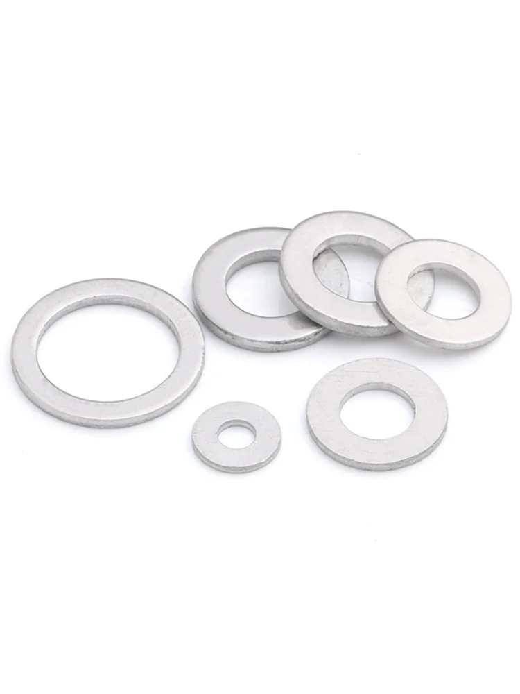 50 Pieces Aluminum Engine Oil Crush Washers M12 M14 M16 Drain Plug Gaskets Compatible with Part 94109-14000 Fits Civic