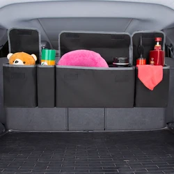 KAWOSEN Heavy Duty Oxford Car Trunk Organizer Adjustable Backseat Stowing Tidying Bag High Capacity Seat Back Organize CTOB02