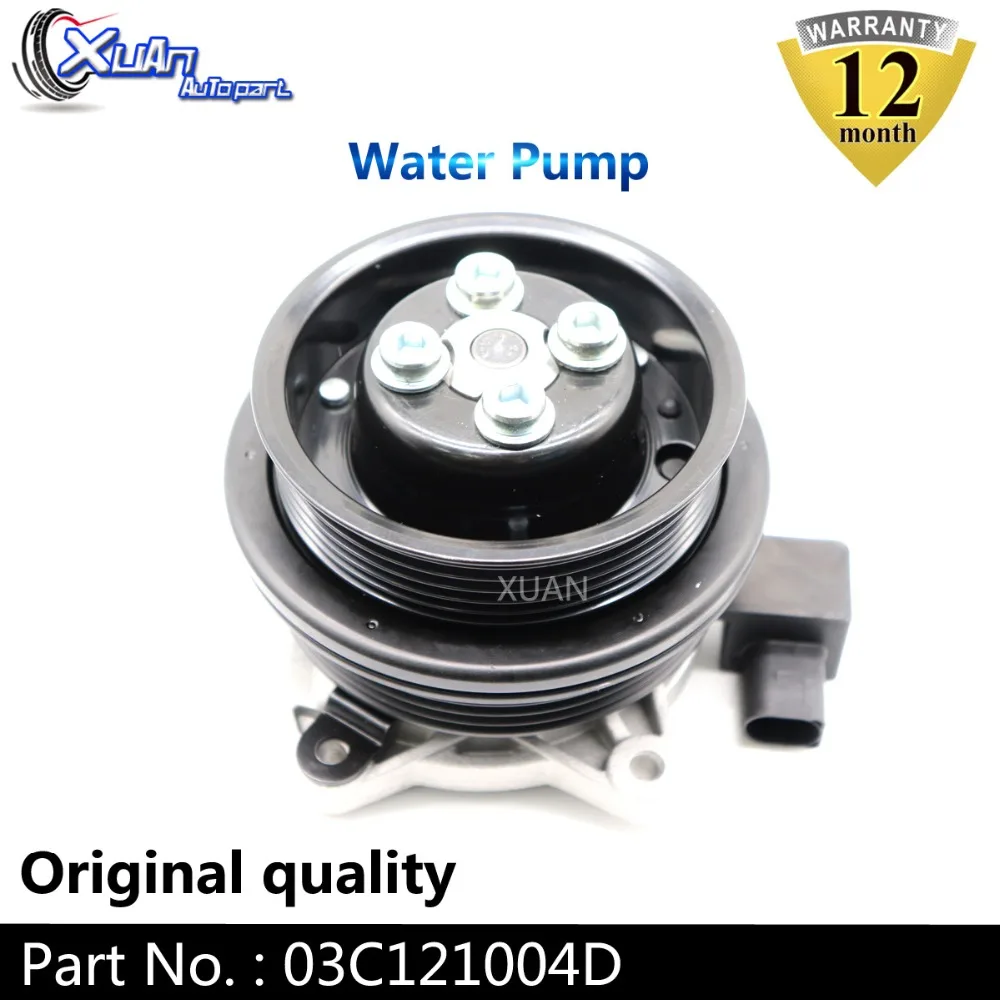 Водяной насос XUAN 03C121004D для Volkswagen Beetle Passat Polo Touran Tiguan Scirocco Golf V CC Audi A1 для Skoda Fabia Seat Abiaz
