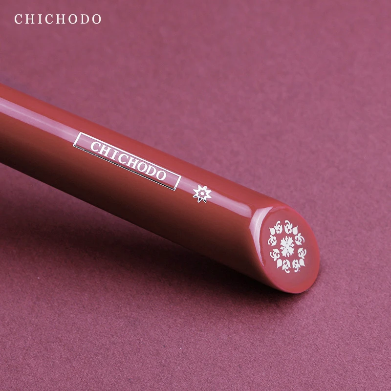 CHICHODO Makeup Brush-Luxurious Red Rose Series-High Quality Goat Hair Highlighter Brush-Cosmetic Tools-Make up Brush-Beauty Pen