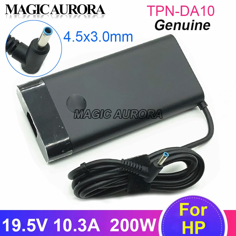 

TPN-DA10 AC Adapter 19.5V 10.3A Power Supply 200W For HP Pavillion Gaming 17 G7 Omen 15 SERIES 15-DC0030NR ZBOOK 17 G4 TPN-Q229