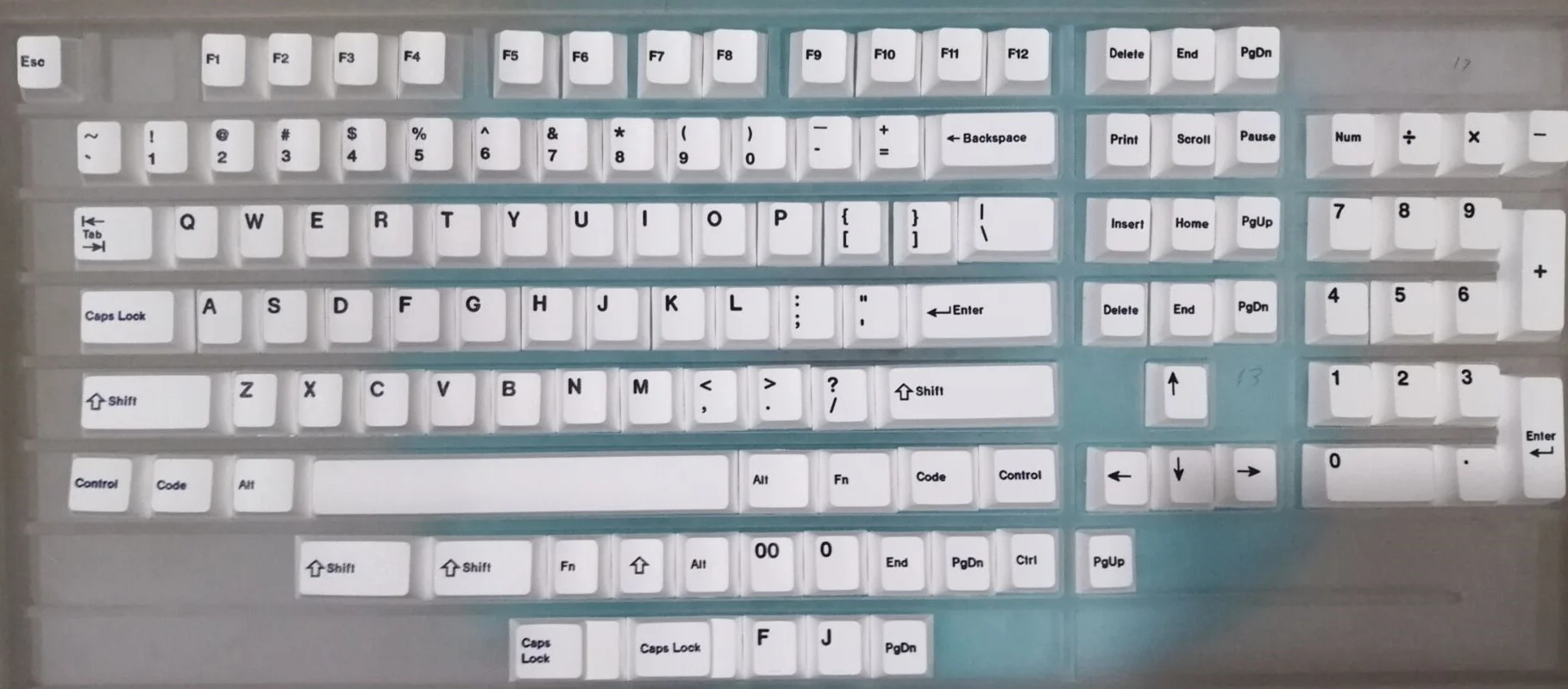 1 Set GMK Minimal White Keycaps PBT Dye Subbed Cherry Profile Tai Ji Key Cap For Customized Mechanical Keyboard With MX Switch