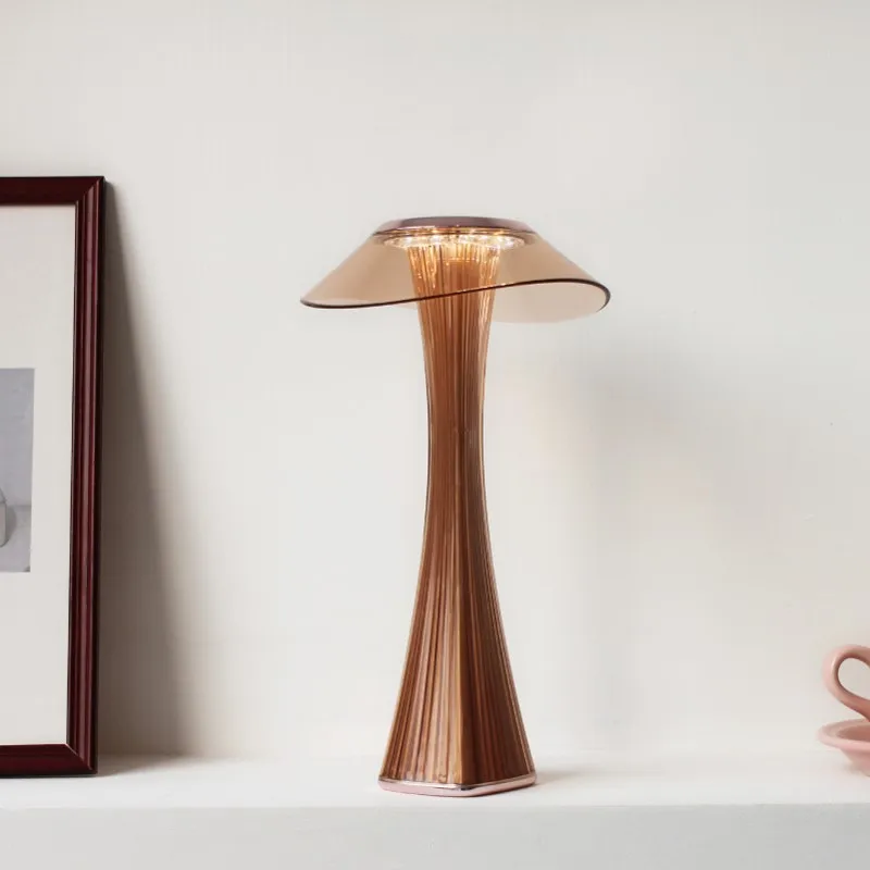 Modern LED Table Lamp Touch Dimmable Table Lights Eye-Protect Reading Desk Lamp Bedside Lamp Library Decor with USB Plug Bedroom