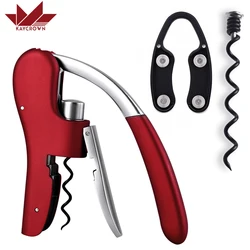 Professional Wine Opener Wine Bottle Corkscrew Opener with Foil Cutter Premium Rabbit Lever Corkscrew for Wine Kitchen Tools