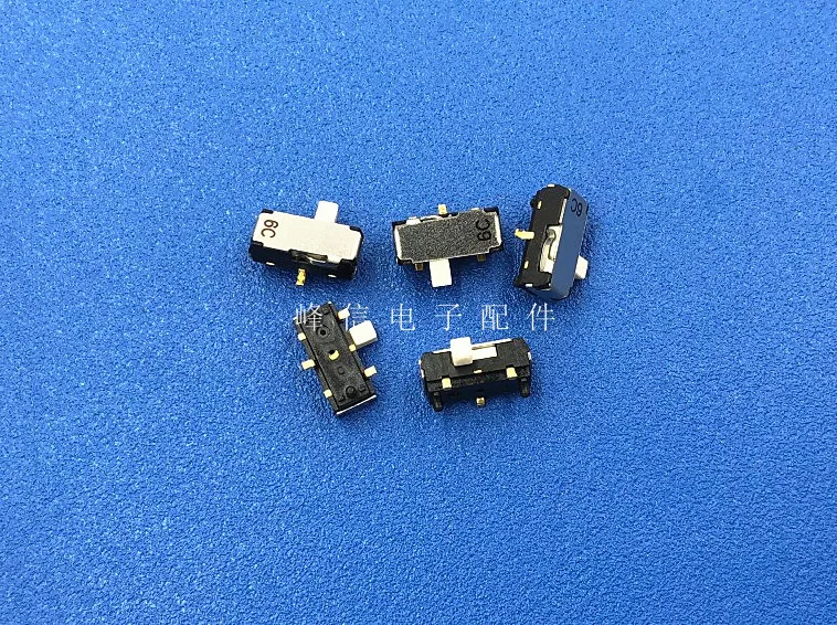 CL-SB-12B-12T Japanese SMD 2-speed 3-pin side toggle switch side slide switch gold foot