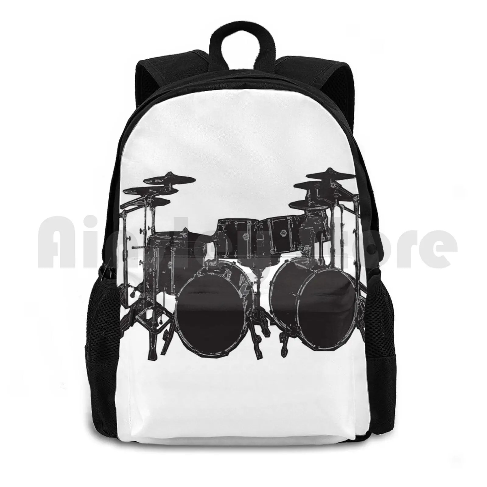 Drum Kit Outdoor Hiking Backpack Waterproof Camping Travel Drums Drum Kit Drummer Music Drum Drum Sticks Play Drums Bands Play