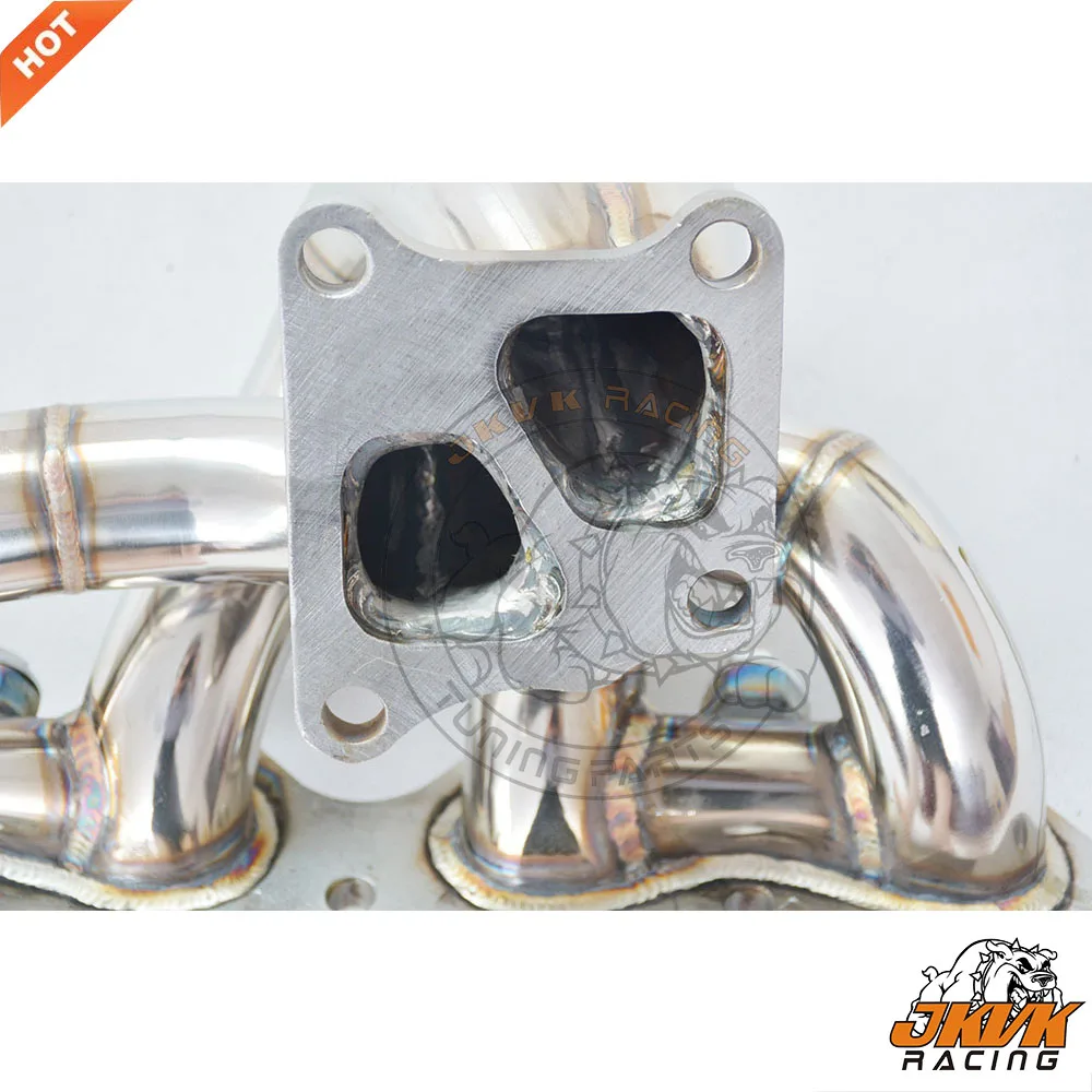 JKVK RACING Header Exhaust Manifold For Lancer EVO8 2.0L 4G63 I4 2003-2005