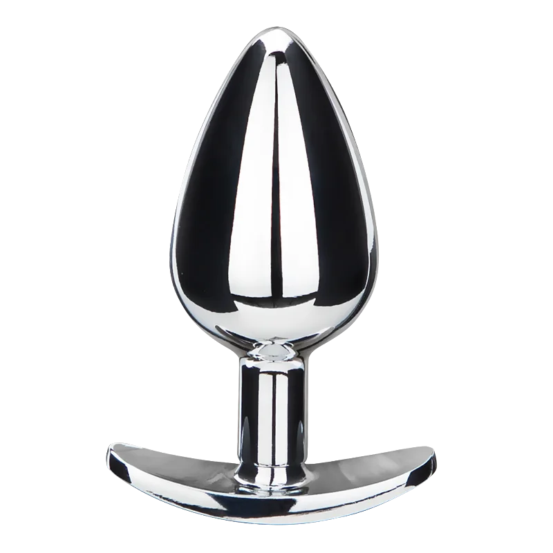 T Shape High Polish Anal Plug Vibrator Set Adults Games Stainless Steel Anal Bead For Women Butt Plug Stimulator Sex Products