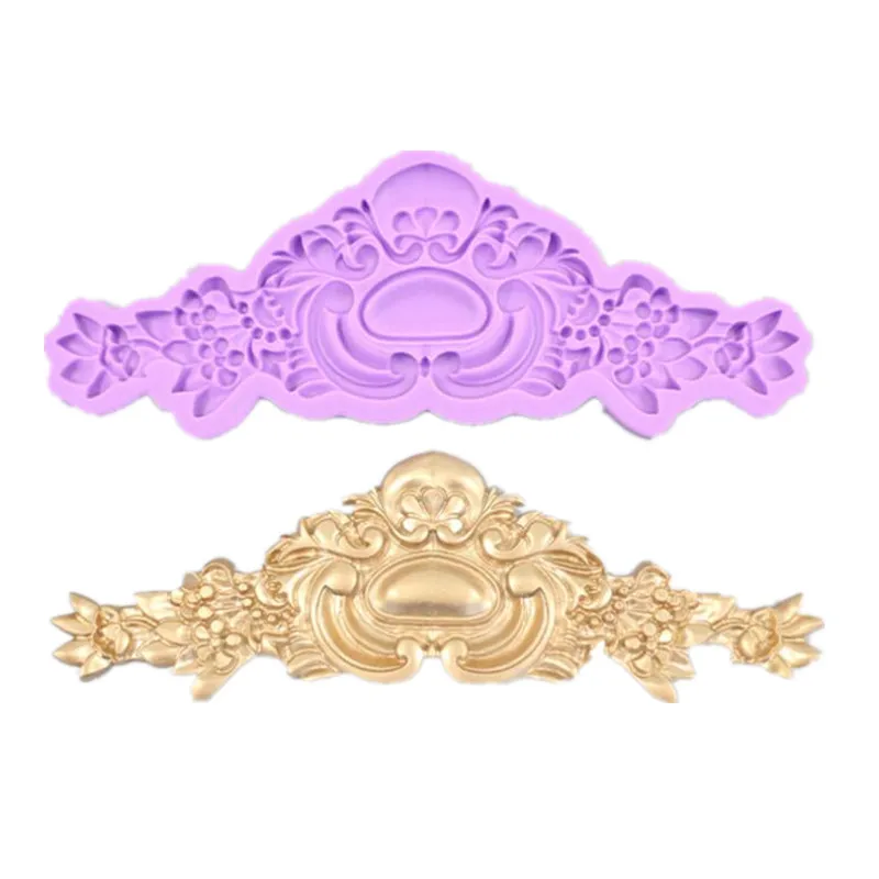 

Luyou 1pc Gem flower cake silicone mold fondant lace mold Birthday cake decorating tools chocolate gumpaste mold FM1970