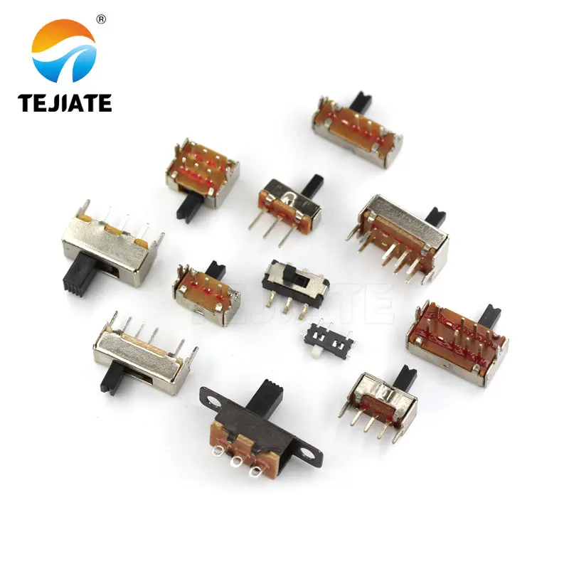 20PCS Toggle Switch MSS/SS/SK/MSK 1/2 Row Direct Insertion Horizontal  Power Microswitch Sliding 2/3gear Position Wave Band Type