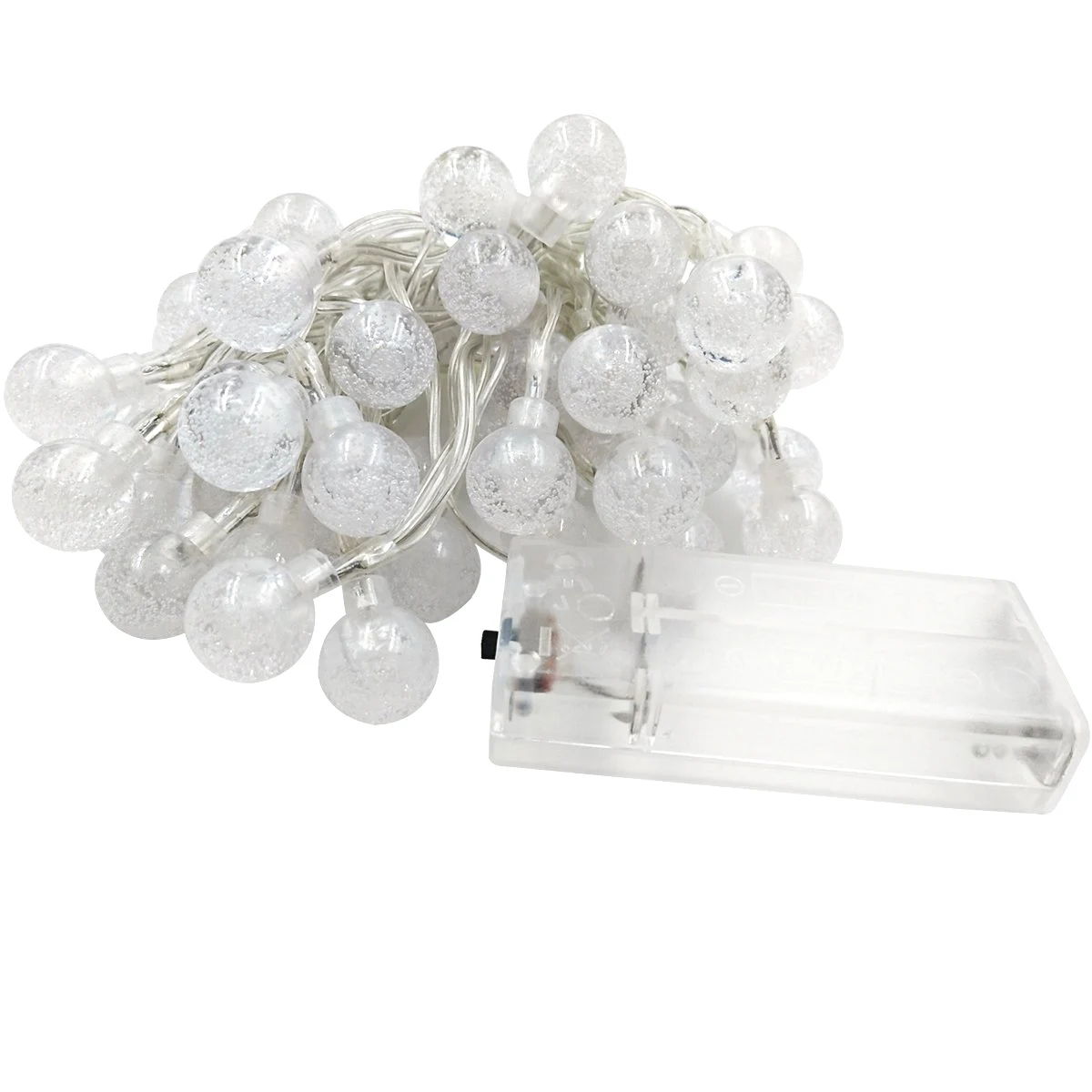 10M 80LEDS Crystal Ball 5M/10M Battery Lamp Power LED String Fairy Lights Garlands Tree Garden Christmas Decor for Outdoor