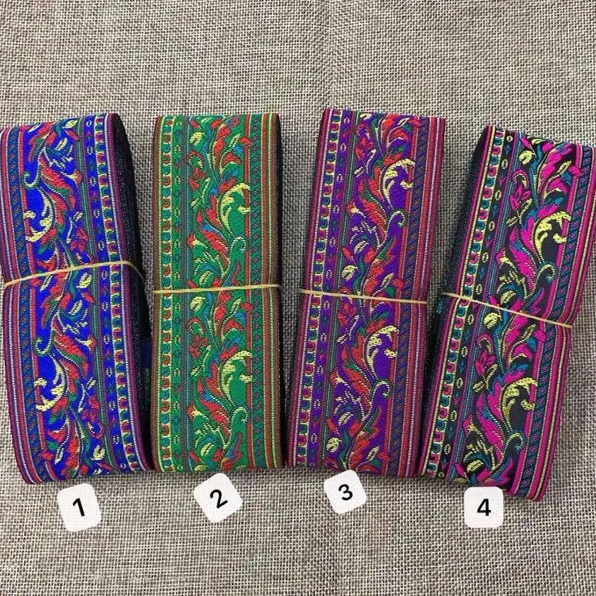 

5cm ethnic style jacquard webbing,QC0422E