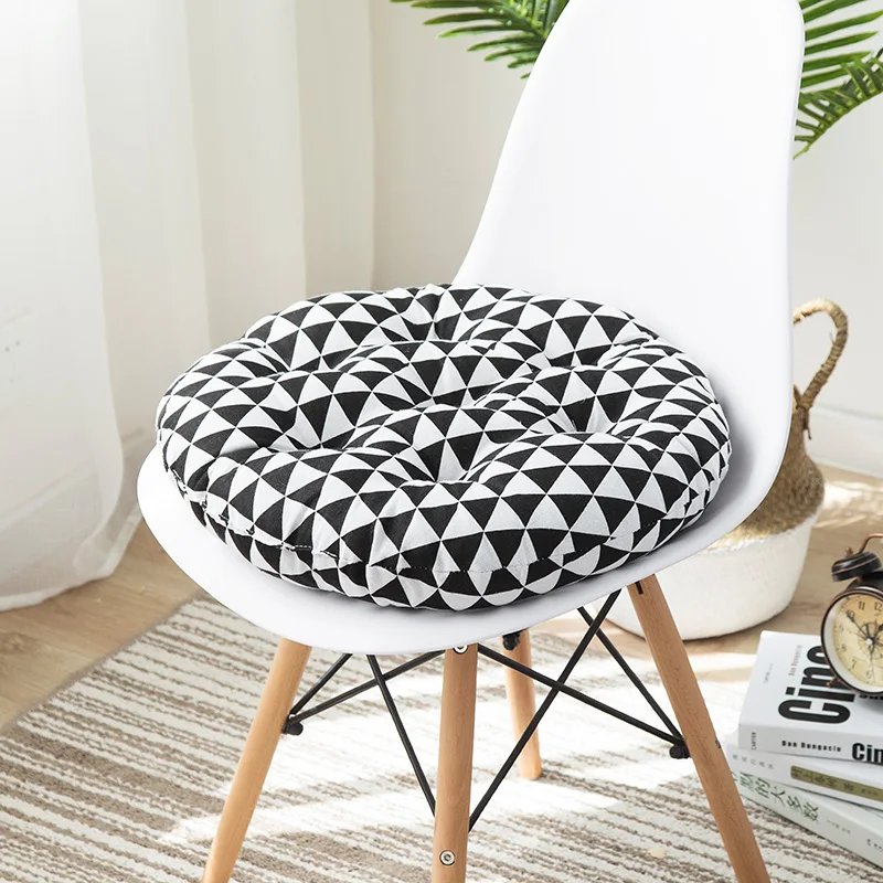 Round Seat Cushion 40x40 45x45 50x50 Home Office Decoration Chair Cushion High Quality Printing Tatami Mat