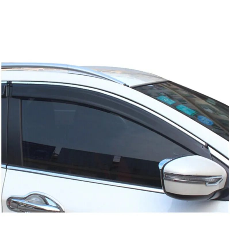 

Car accessories window air vent visor sun shade awnings shelters guards window shield cover for Nissan Qushqai 2016-2019