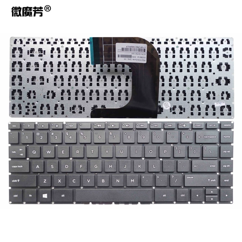 Laptop Keyboard English for HP 14-AC 14-ac029TX 340 G3 346 G3 348 G3 246-G4 240-G4 14-AF 14-AQ 14-DF 14-AM TPN-I119 I124 340 G4