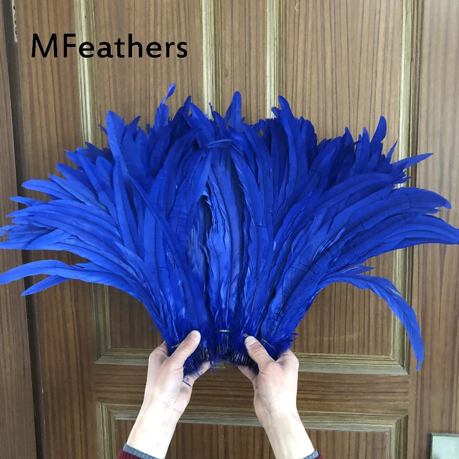 Factory Cheap Sales 20-500PCS/Lot Natural Rooster Coque Feather 40-45CM 16-18