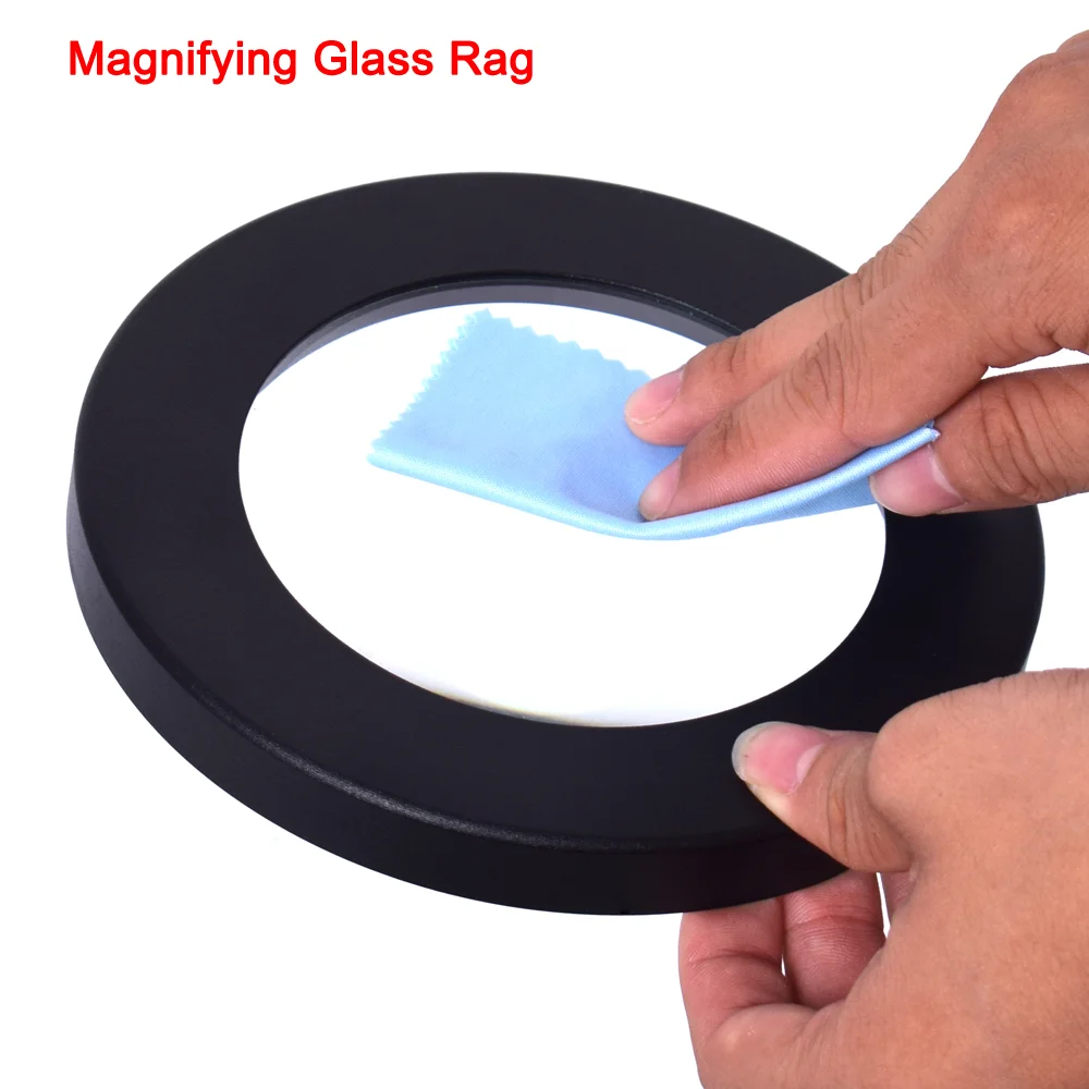 Flexibele Desk Grote 5X Usb Led Vergrootglas 3 Kleuren Verlicht Vergrootglas Lamp Loupe Reading/Rework/Solderen