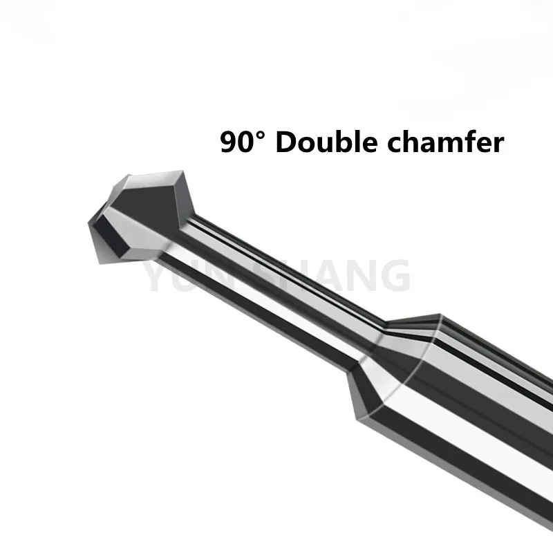 Milling Cutter Up And Down Chamfering Cutter Carbide Positive And Negative 90 Degree Double-sided Chamfering Cutter Cnc Tools