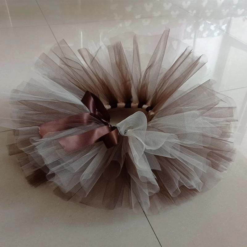 Deer Tutu Skirt Reindeer Flower Clothes Girl Birthday  Dance Skirt Girl Cosplay Fluffy Chritmas Halloween Tutu Children Skirts