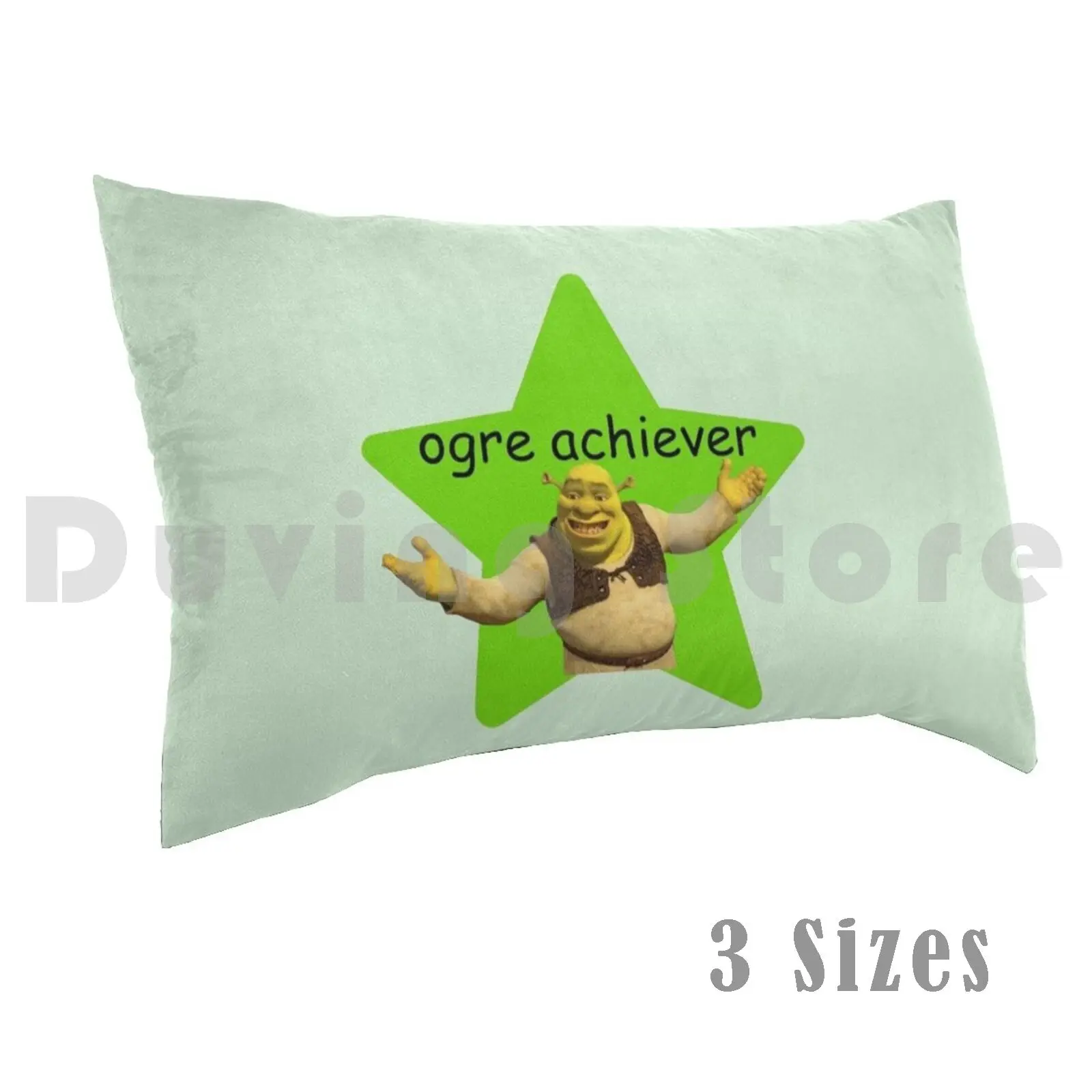 Pillow Case Ogre Achiever Star Hat Shrek Shrek Meme Ogre Ogre Achiever Determination Star Star Pun