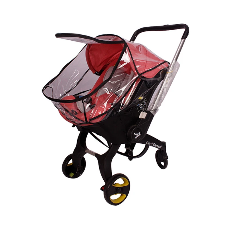 4 In 1 Baby Car Seat Stroller Accessories Baby Carriage Raincoat Cover Pram Cushion Rain Cover Mosquito Net Change Washing Kits